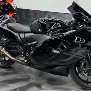 2023 SUZUKI GSX1300RRM3 HAYABUSA, 8540 miles, Carbon Fiber M4 Exhaust, Frame Slides and smoke windscreen.
